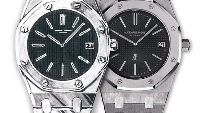 Audemars Piguet: Skizze der originalen Royal Oak von 1972
