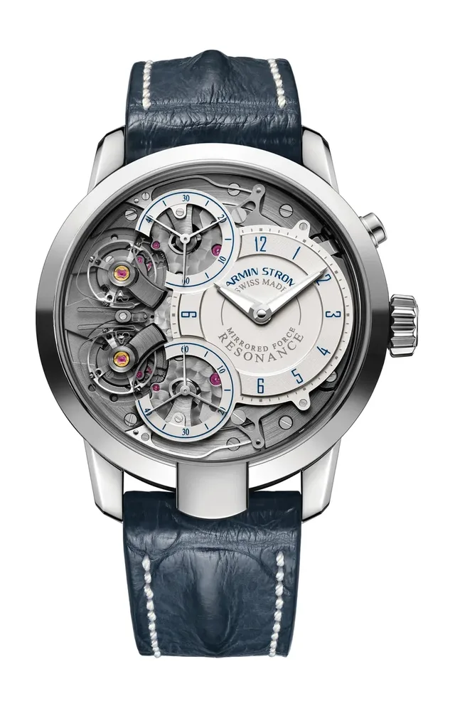 Armin Strom: Mirrored Force Resoncance in Edelstahl