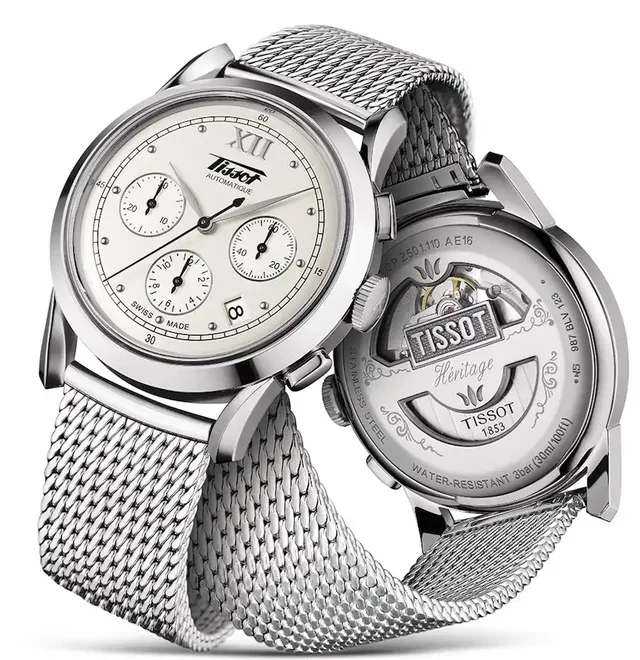 Die Tissot Heritage 1948 verknüpft ein historisches Design mit modernen Attributen und beherbergt ein automatisches Chronographenwerk.