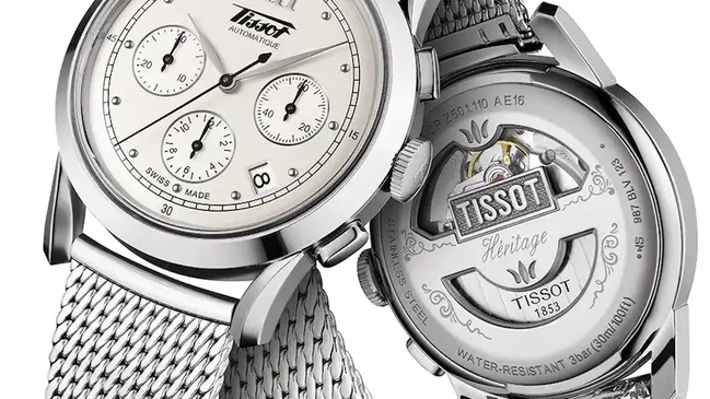 Die Tissot Heritage 1948 verknüpft ein historisches Design mit modernen Attributen und beherbergt ein automatisches Chronographenwerk.