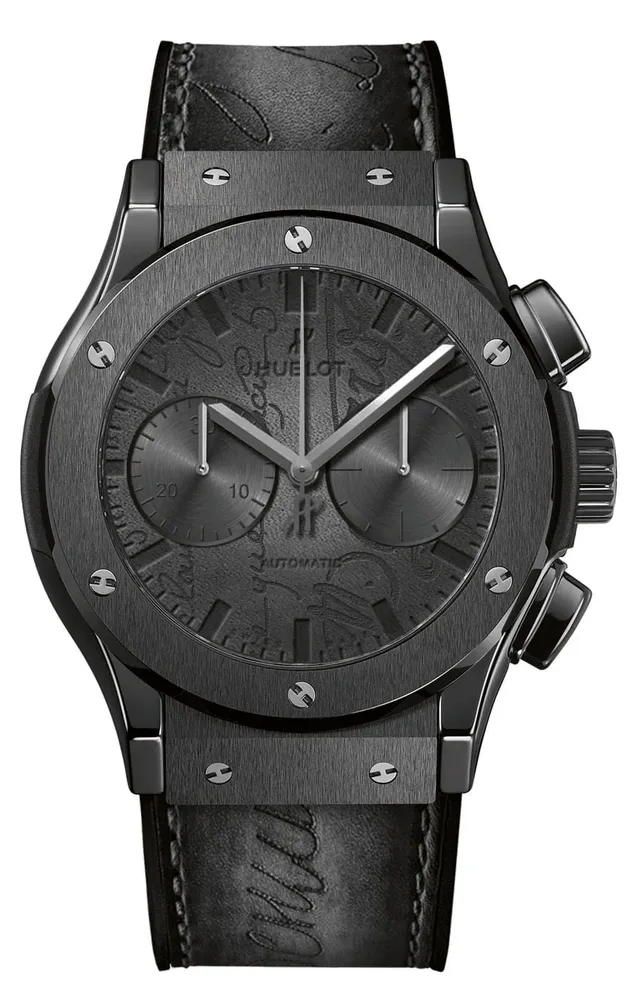 Hublot: Classic Fusion Chronograph Berluti in Keramik
