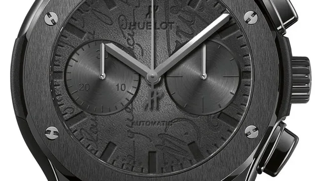 Hublot: Classic Fusion Chronograph Berluti in Keramik