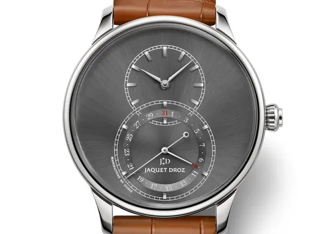 Jaquet Droz: Grande Seconde Quantième Satin-Brushed