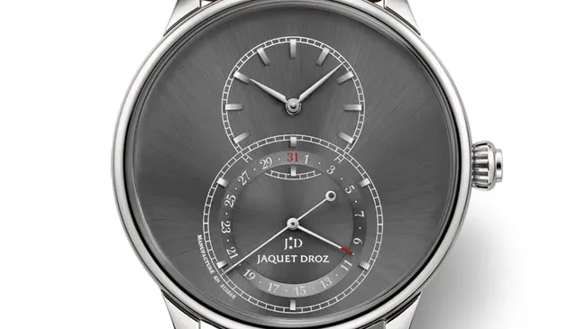 Jaquet Droz: Grande Seconde Quantième Satin-Brushed