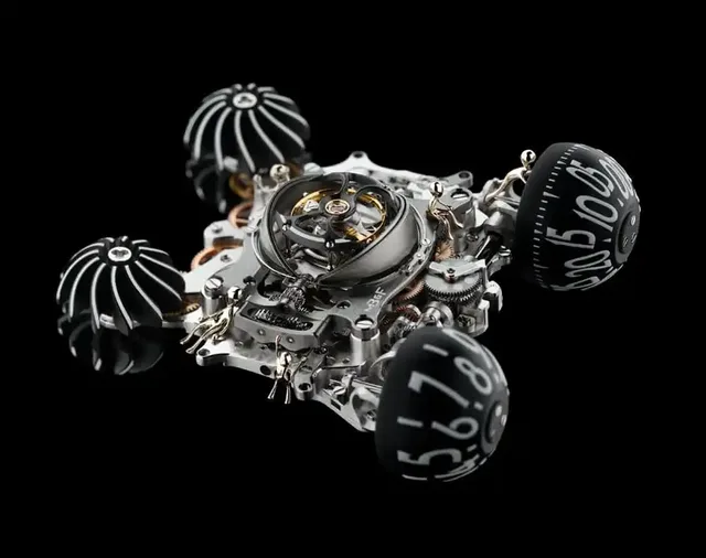 Das Automatikwerk "Maschine" der MB&F HM6 Alien Nation