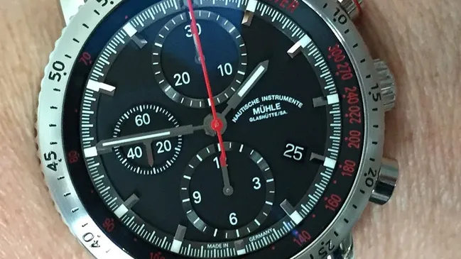 Die Mühle-Glashütte Teutonia Sport I am Handgelenk