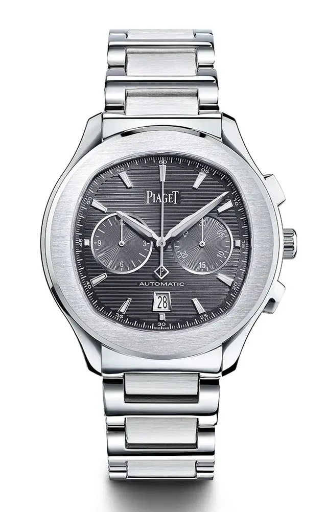 Piaget: Polo S Chronograph mit schiefergrauem Zifferblatt
