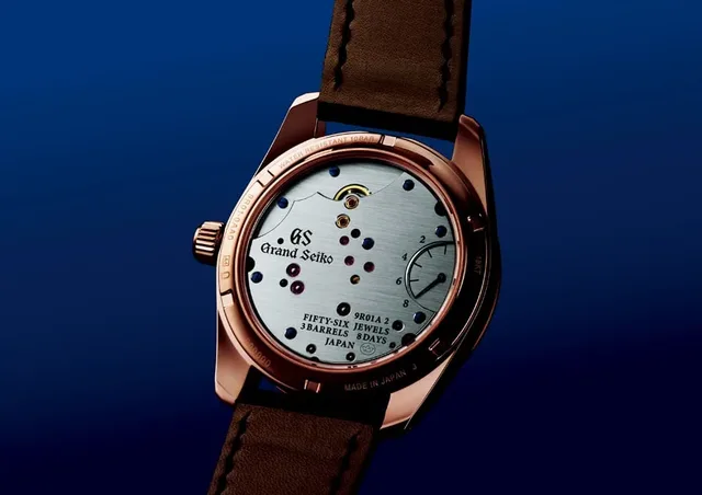 Grand Seiko Spring Drive Eight-Day Power Reserve Gehäuserückseite