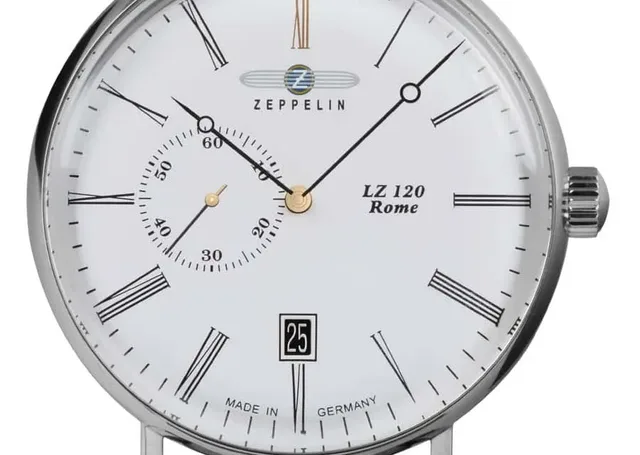 Zeppelin: LZ120 Rome mit weißem Zifferblatt