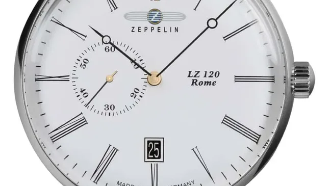 Zeppelin: LZ120 Rome mit weißem Zifferblatt