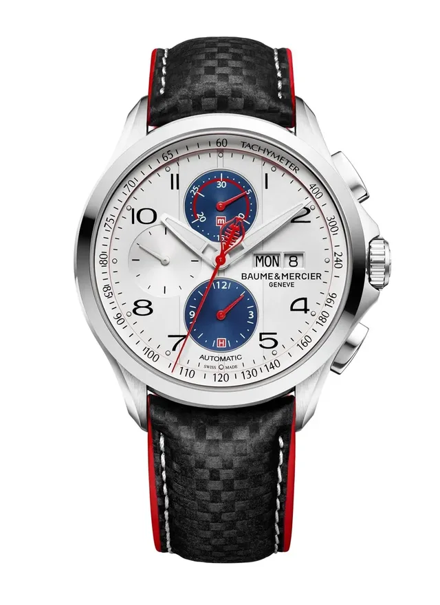 Baume & Mercier: Clifton Club Shelby Cobra in Weiß