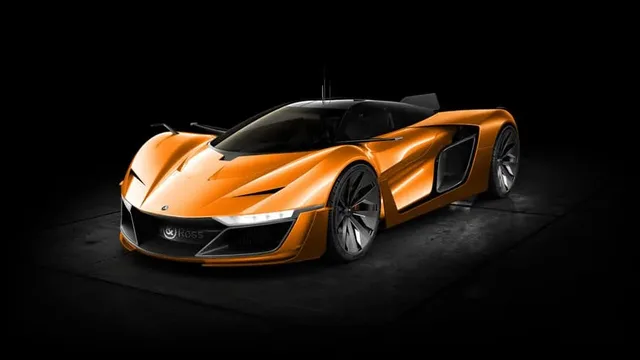 Das neue Aero GT Konzeptauto in Orange