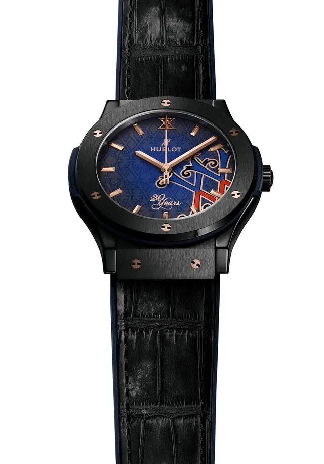 Hublot: Classic Fusion Fuente 20th Anniversary Special Edition in Keramik