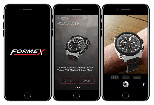 Formex-Augmented-Reality-App auf dem iPhone