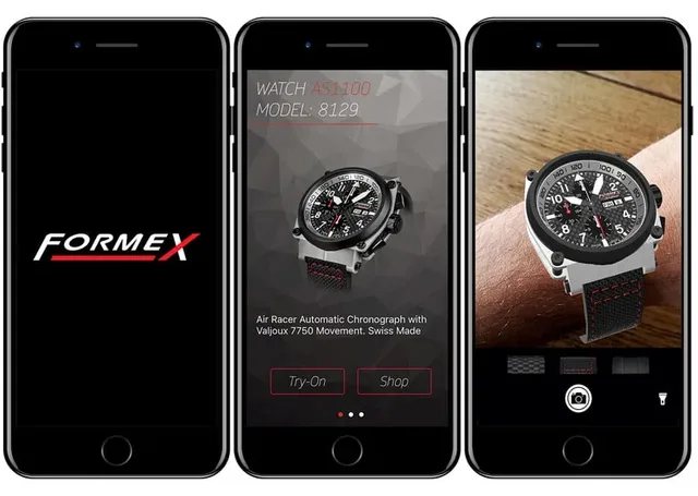 Formex-Augmented-Reality-App auf dem iPhone