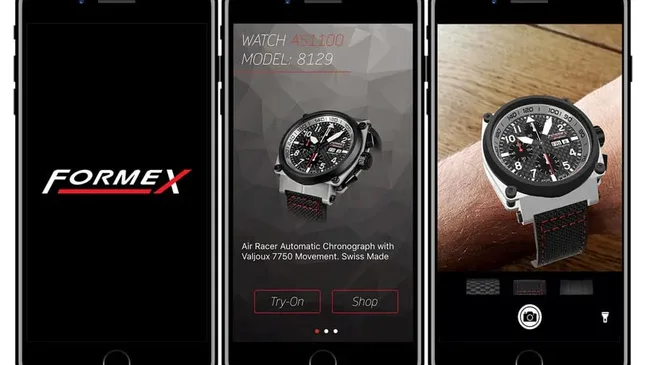 Formex-Augmented-Reality-App auf dem iPhone