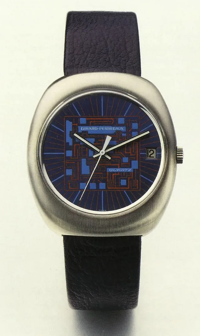 Begründete den Industriestandard für Quarz: Girard-Perregaux: Quarz-Kaliber GP 350 von 1971
