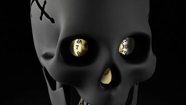 Tischuhr L'Epée Requiem in Schwarz