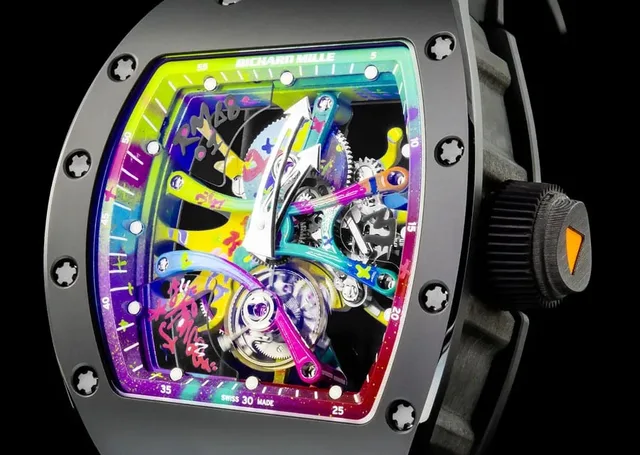 Kooperation mit dem Graffiti-Künstler Cyril Kongo: Richard Mille 68-01 Tourbillon Kongo
