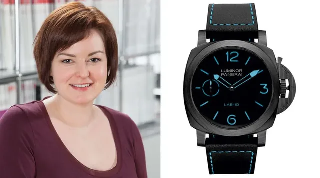 Panerai Lab-Id Luminor 1950 Carbotech ist die Uhr des Jahres für Melissa Gößling, Redakteurin UHREN-MAGAZIN