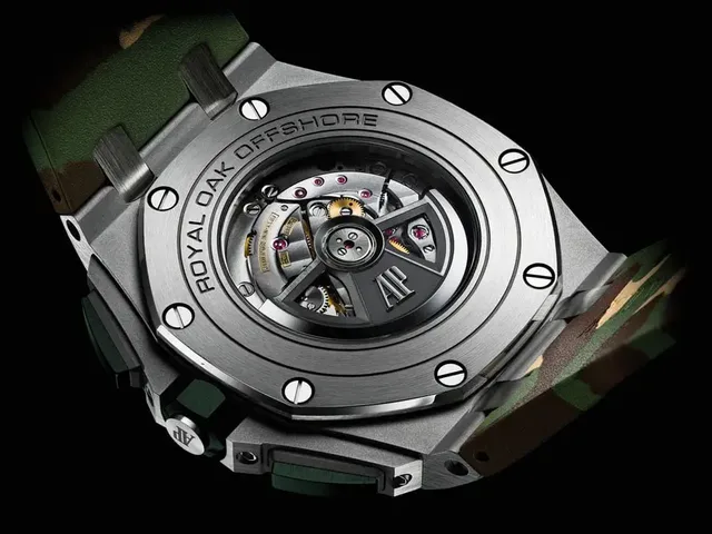 Position: Zifferblatt unten in Betrachtung des Uhrwerks