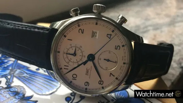 IWC: Portugieser Chronograph Classic seitlich