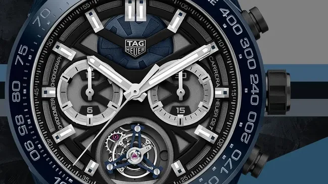 TAG Heuer: Carrera “Tête de Vipère” Chronograph Tourbillon Chronometer