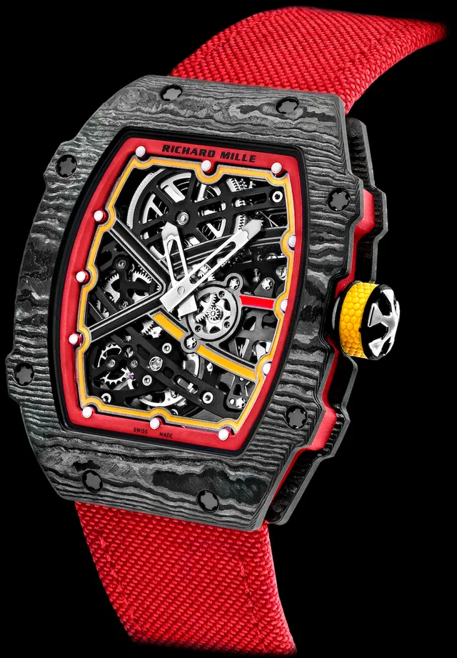 Die RM67-02 Alexander Zverev von Richard Mille in den deutschen Nationalfarben.