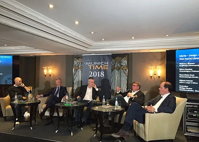 Die Podiumsdiskussion zum Thema "Marke, Design, Technik: Was macht Uhren heute begehrlich?"