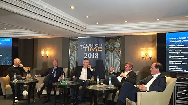 Die Podiumsdiskussion zum Thema "Marke, Design, Technik: Was macht Uhren heute begehrlich?"