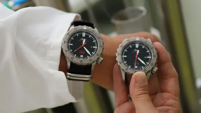 Sinn Spezialuhren: U212 im Dauertest, Wasserdichtheitstest im Druckbehälter