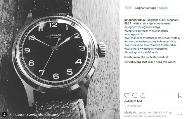 Junghans: J98/3 Junghans 698.72