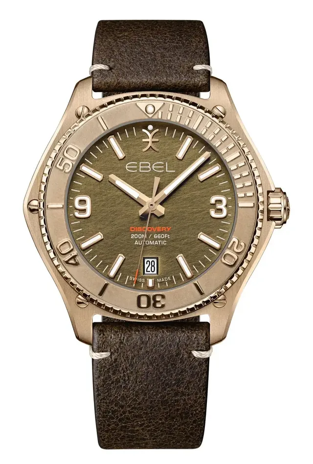 Ebel: Discovery Bronze mit braunem Zifferblatt