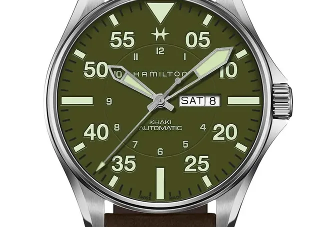 Hamilton: Khaki Pilot Schott NYC