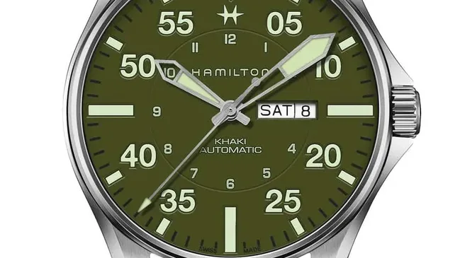 Hamilton: Khaki Pilot Schott NYC