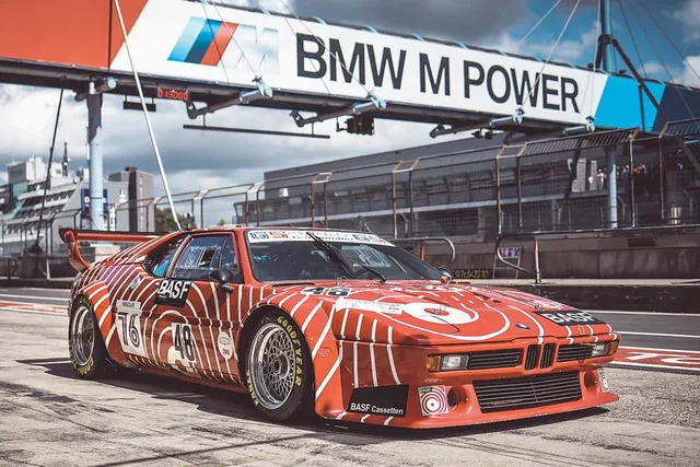 BMQ M1 Procar Sechszylinder-Reihenmotor, 470 PS, Baujahr 1980. 1981 siegt Helmut Henzler mit diesem Wagen beim DRM-Rennen in Wunstorf. Foto: Marcus Krüger