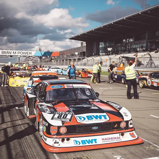 Ford Zakspeed Turbo Capri Vierzylinder-Reihenmotor, 540 PS, Baujahr 1980. Mit dem abgebildeten Fahrzeug siegt Klaus Ludwig 1981 in Division 2 der deutschen Rennsport-Meisterschaft. Foto: Marcus Krüger