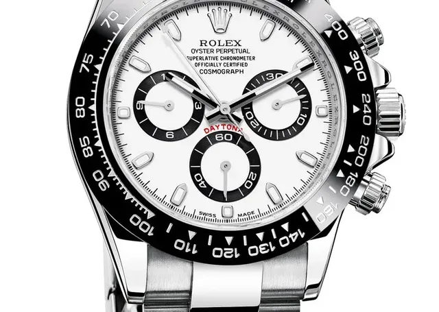 Rolex Cosmograph Daytona mit Tachymeterskala auf der Lünette