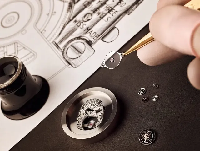 Das Handaufzugskaliber BVL150 ist das derzeit kleinste Tourbillon-Uhrwerk auf dem Markt.