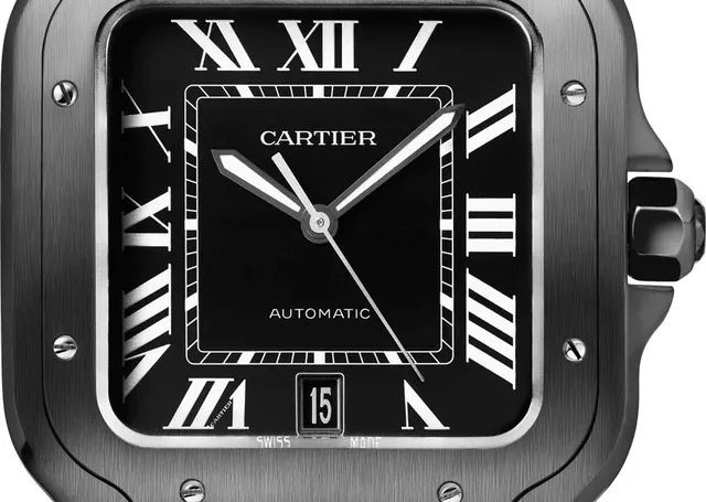 Cartier: Santos de Cartier ADLC am Kautschukband