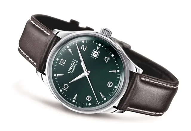 Union Glashütte: Noramis Datum in British Racing Green