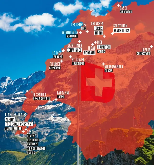 Karte Special Schweizer Uhrenmarken 2020