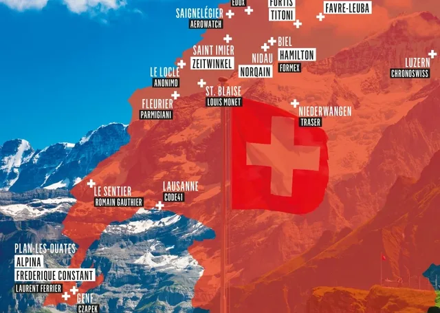 Karte Special Schweizer Uhrenmarken 2020