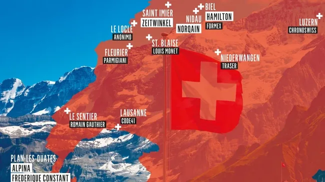 Karte Special Schweizer Uhrenmarken 2020