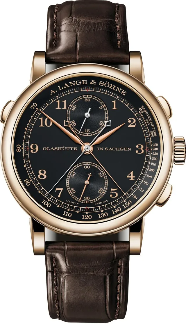 A. Lange & Söhne: 1815 Rattrapante Honeygold "Homage to F. A. Lange"