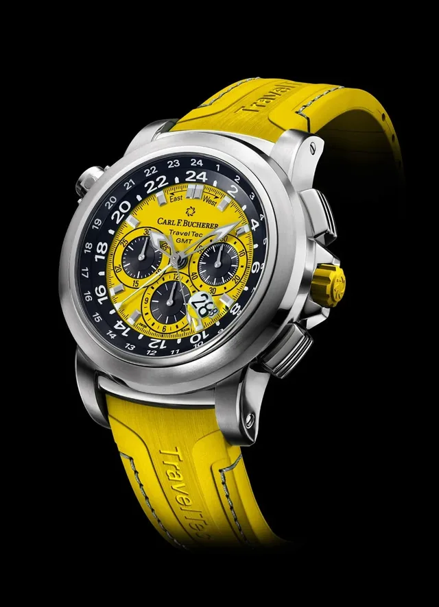 Carl F. Bucherer: Patravi TravelTec Color Edition "Four Seasons" in Gelb