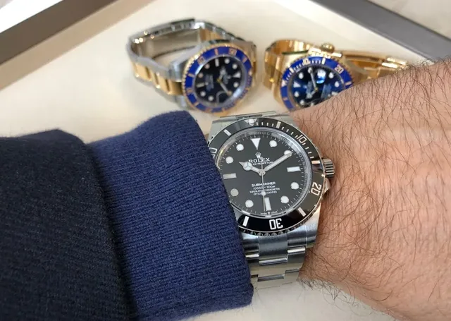 Rolex Submariner 41 ohne Datum Wristshot