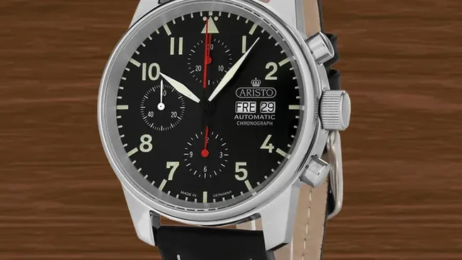 Aristo: Chronograph mit Sellita SW500