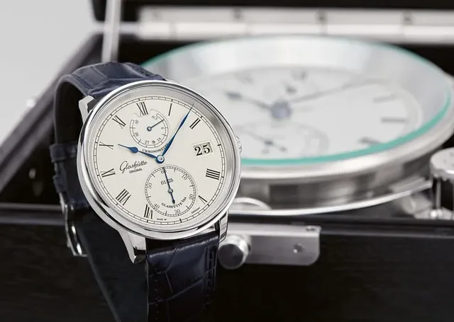 Glashütte Original: Senator Chronometer - limitierte Edition mit Weißgoldgehäuse, Handaufzug-Manufakturkaliber und deutschem Chronometerzertifikat