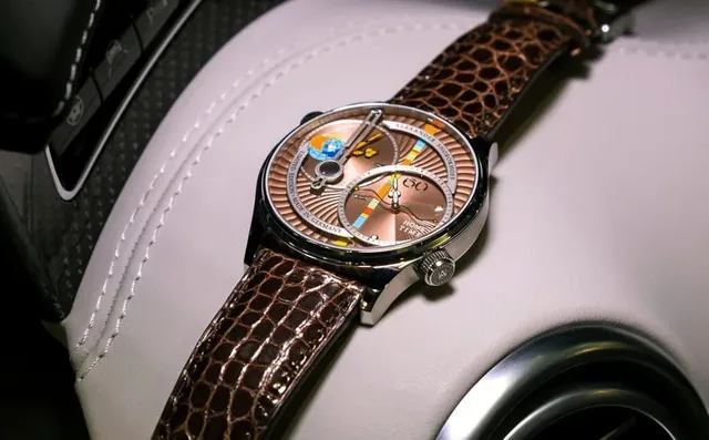 Alexander Shorokhoff: Levels mit goldbraunem Zifferblatt